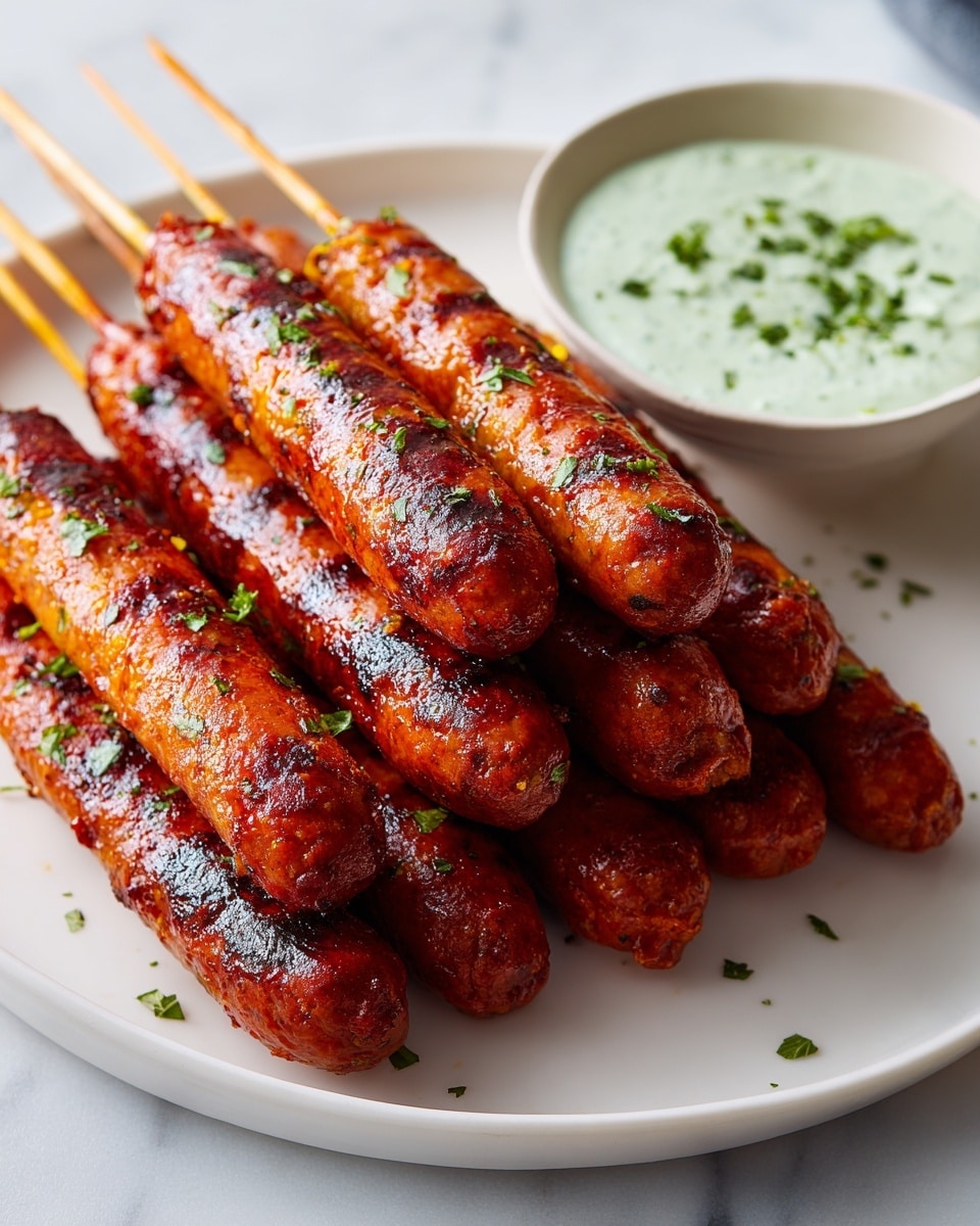 Keto Air Fryer Corn Dogs Recipe - Recipe Image