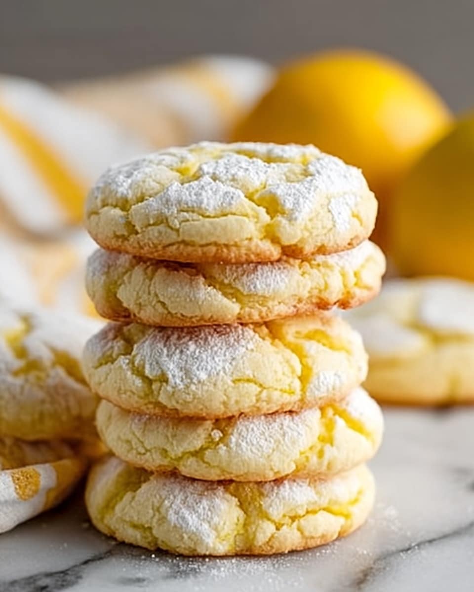 Lemon Cake Mix Cookies Recipe - Recipe Image