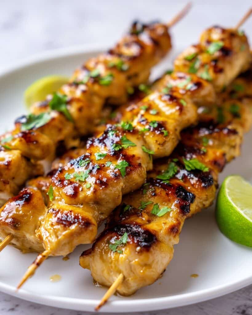 Sizzling Honey Lime Chicken Skewers Recipe