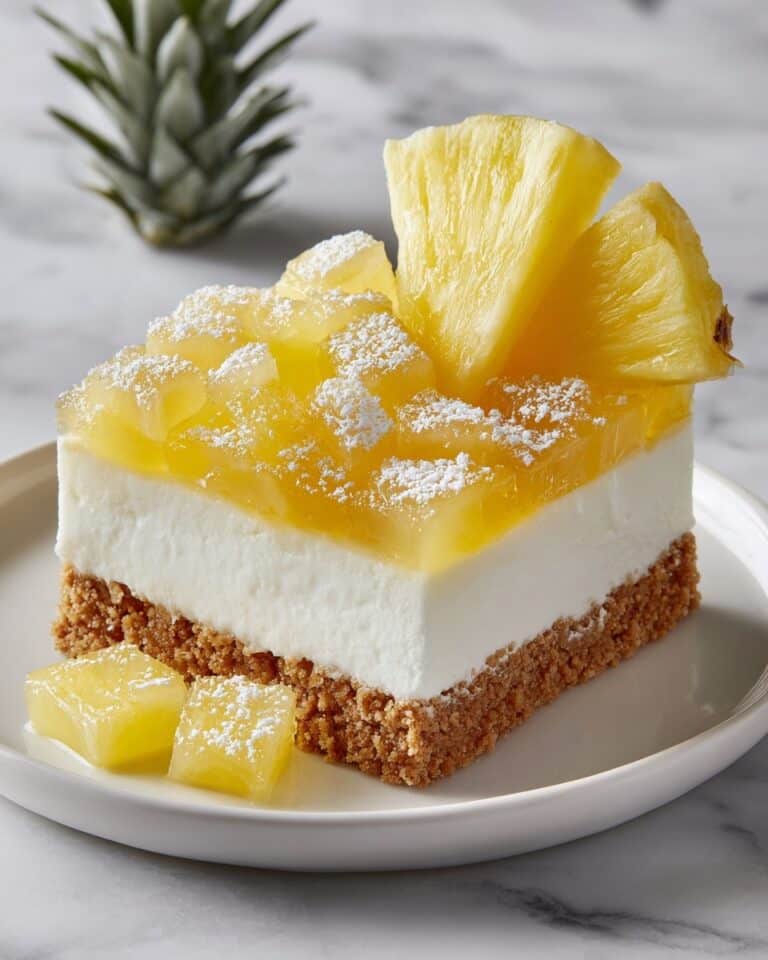 Hawaiian Pineapple Cake with Cream Cheese Frosting Recipe