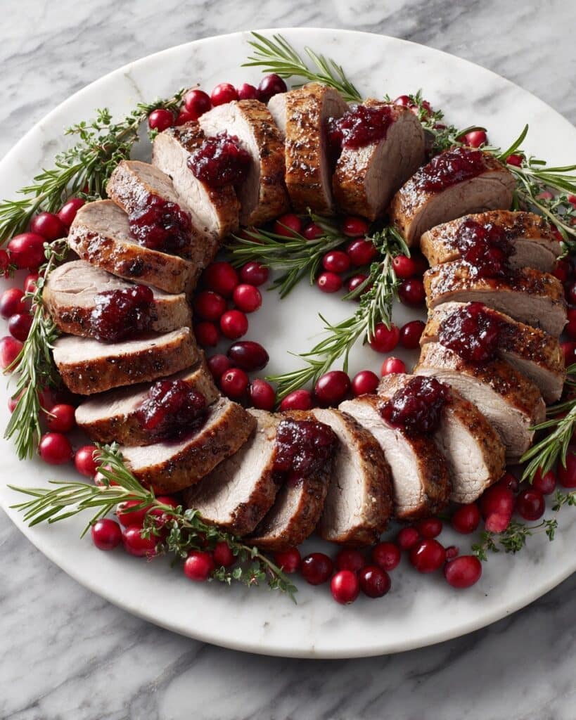 Turkey and Cranberry Wreath Recipe