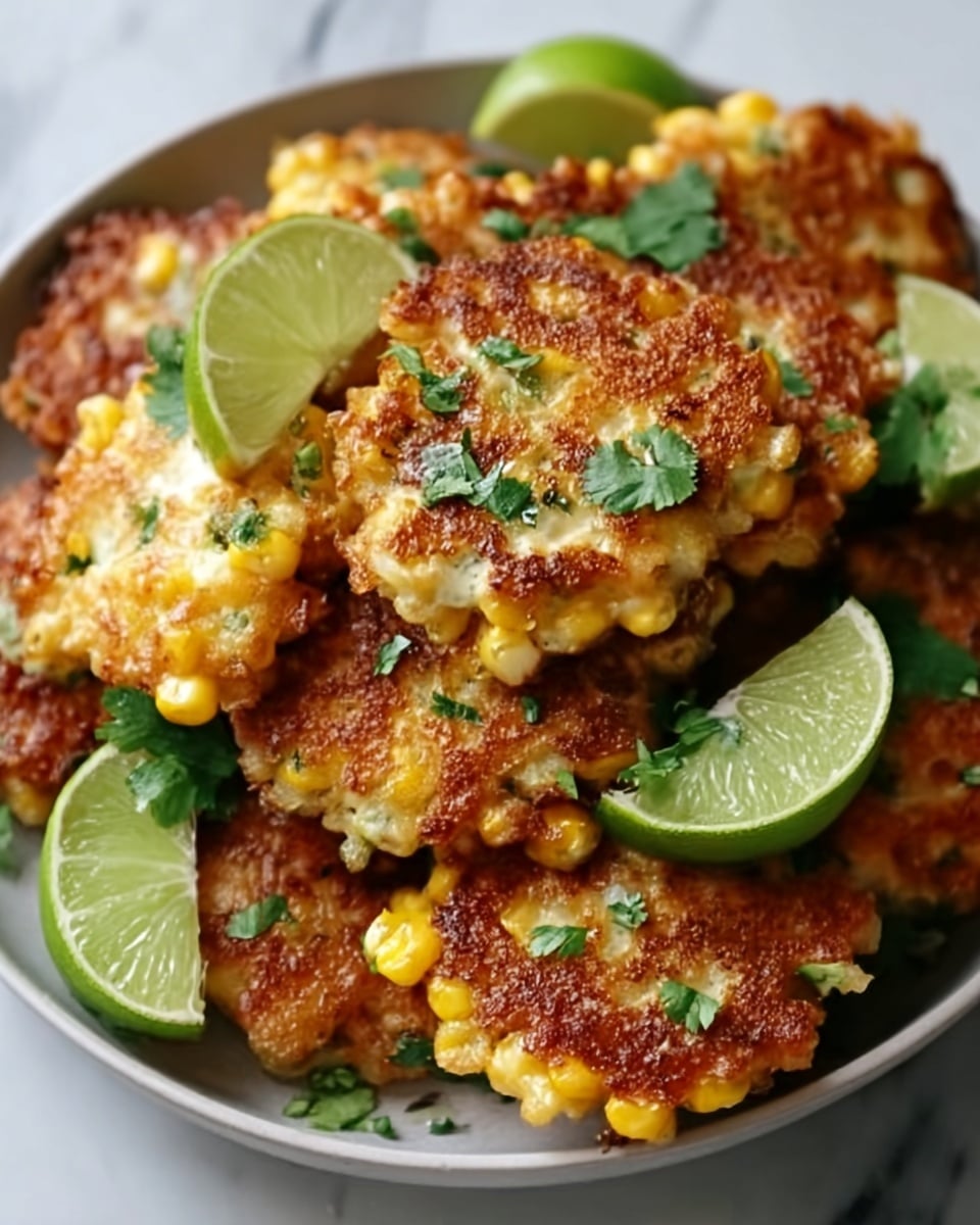 Mexican Street Corn Fritters Recipe - Recipe Image