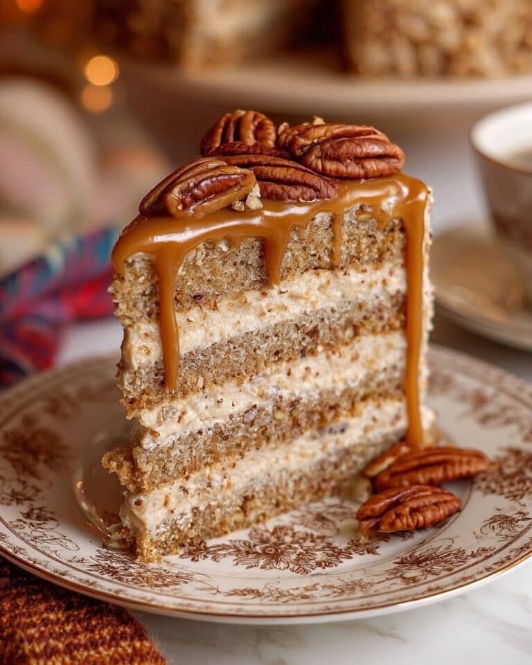 The Southern Pecan Caramel Cake Recipe