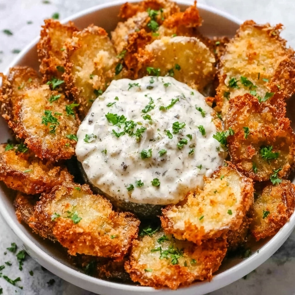 Fried Pickle and Ranch Dip: The Ultimate Appetizer Recipe - Recipe Image