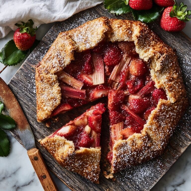 Strawberry Rhubarb Galettes Recipe