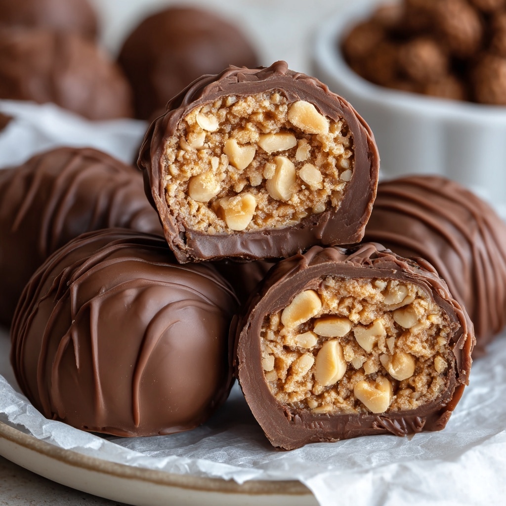 Peanut Butter Balls with Rice Krispies Recipe