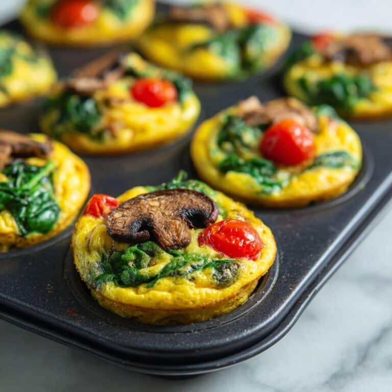 Spinach Quiche Muffins Recipe