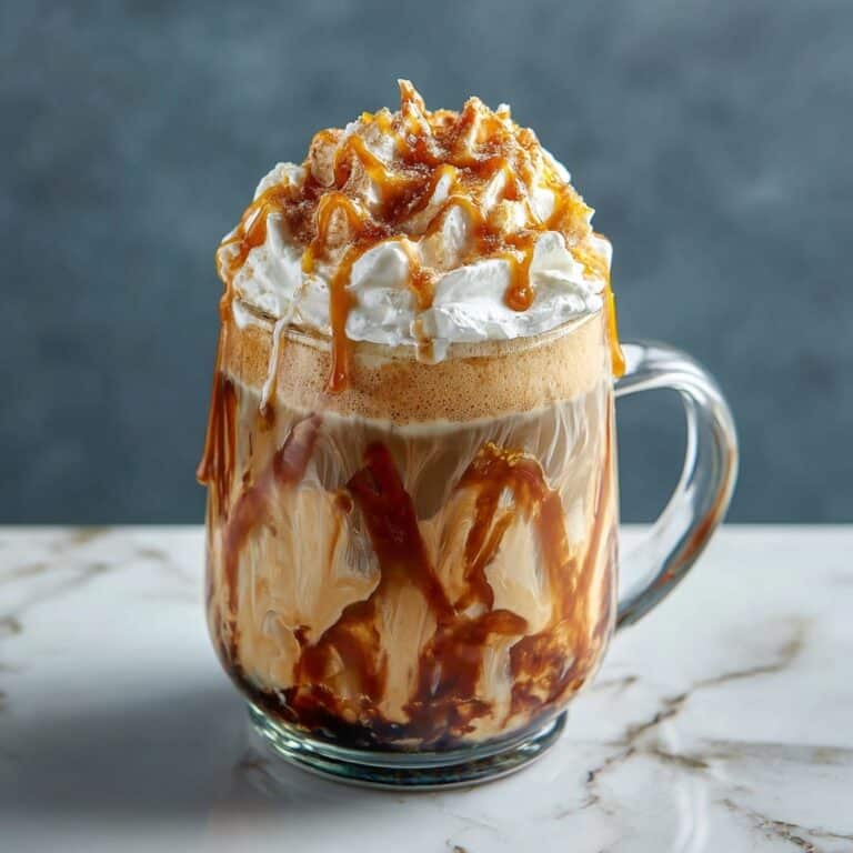 Caramel Hazelnut Iced Coffee Recipe