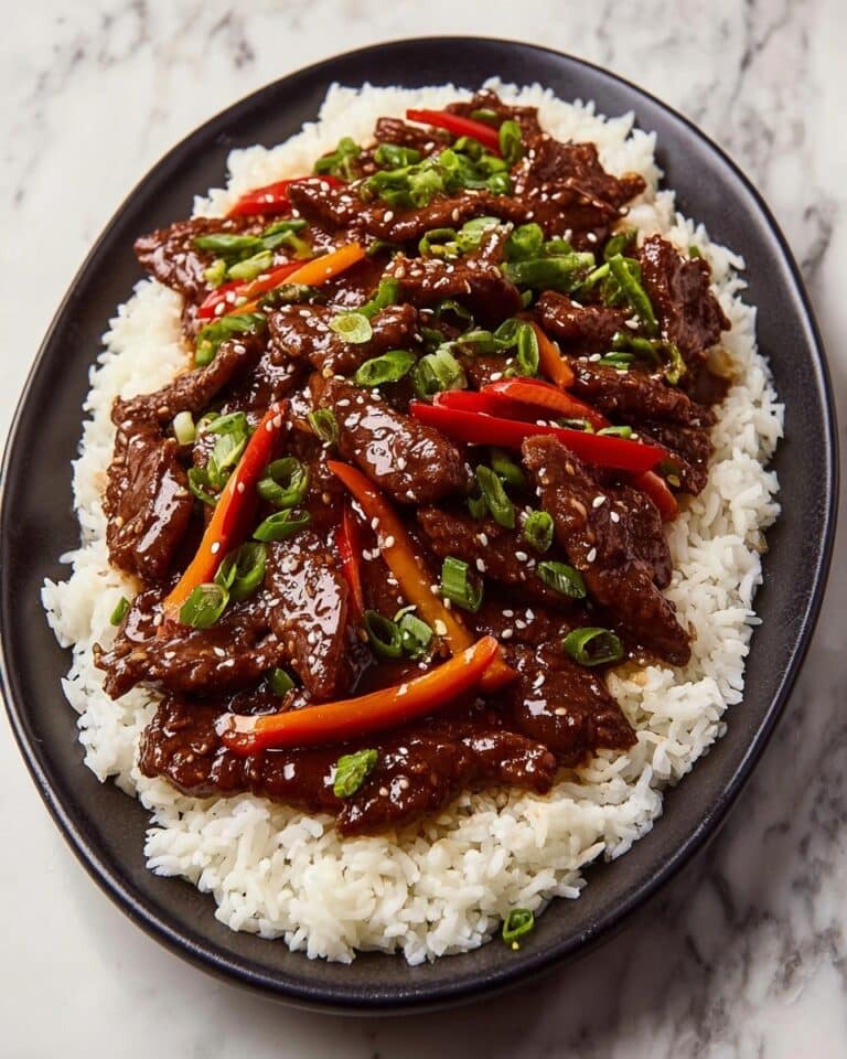 Easy Mongolian Beef Stir-Fry with Vegetables Recipe