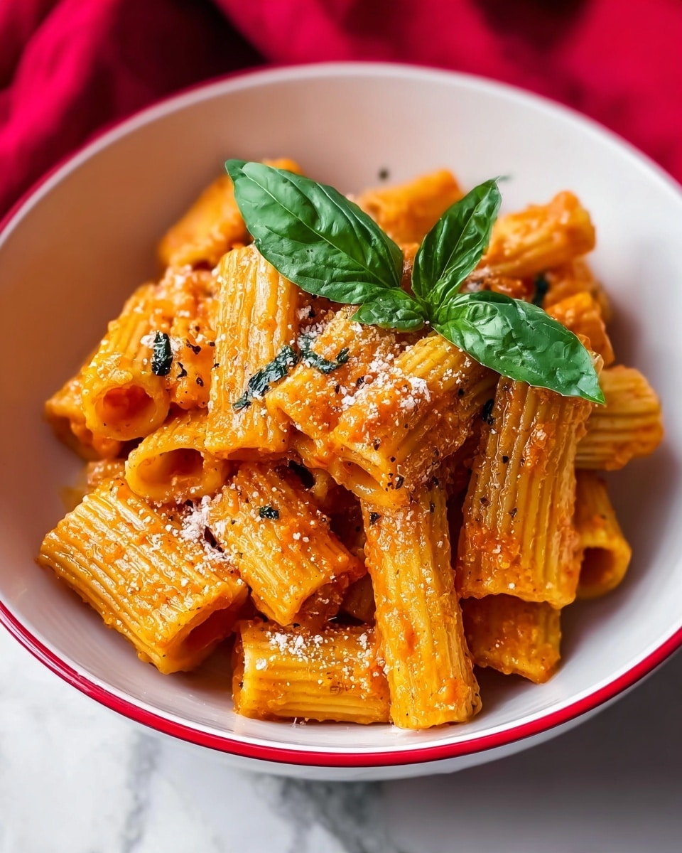 Spicy Basil Rigatoni: An Amazing Ultimate Recipe - Recipe Image