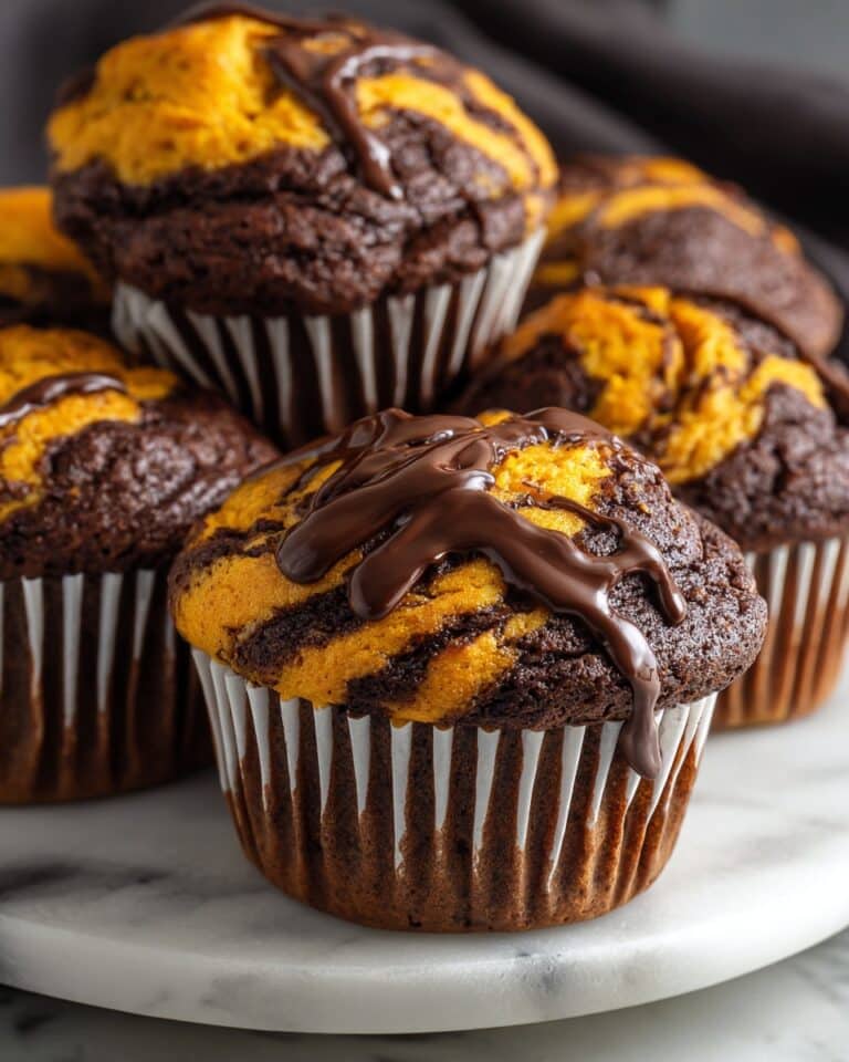 Chocolate Peanut Butter Swirl Muffins Recipe