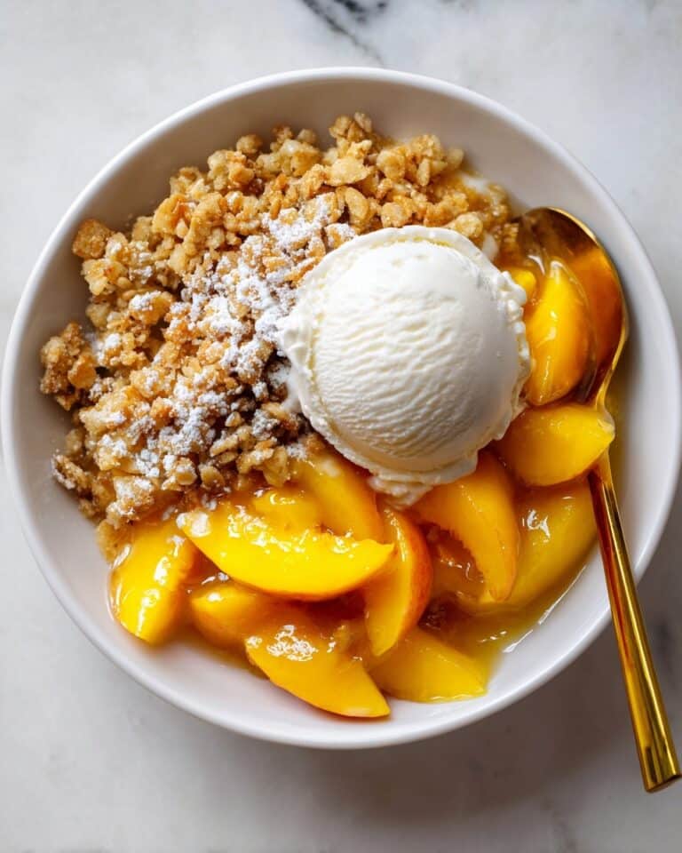 Easy Peach Cobbler Recipe