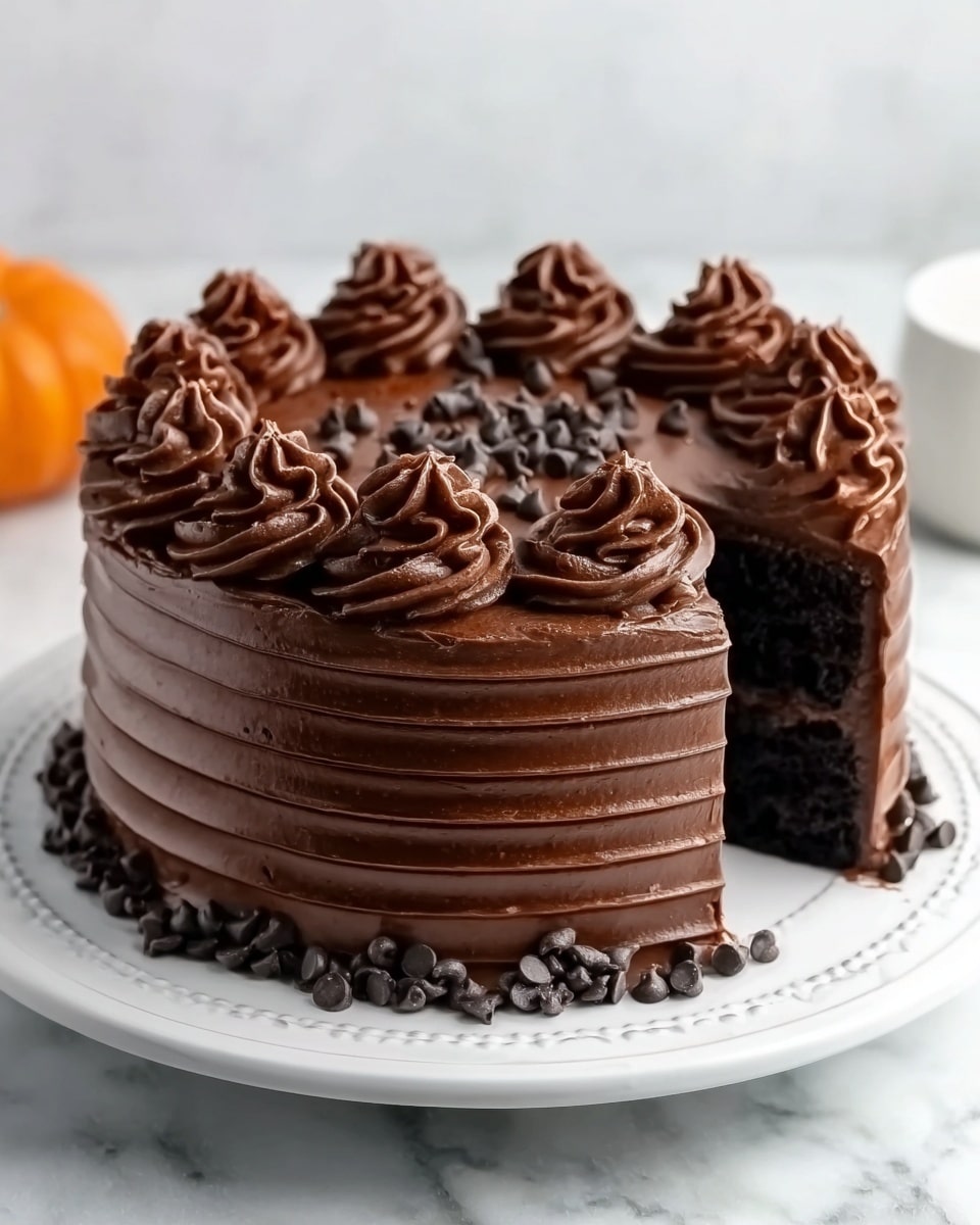 Chocolate Pumpkin Cake Recipe - Recipe Image