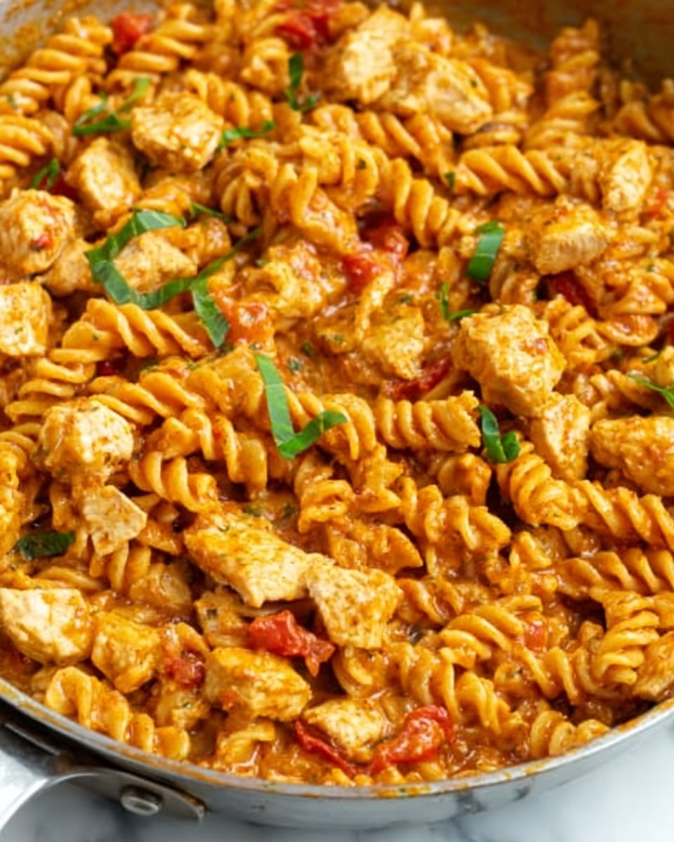 Creamy Tomato Chicken Pasta Recipe - Recipe Image