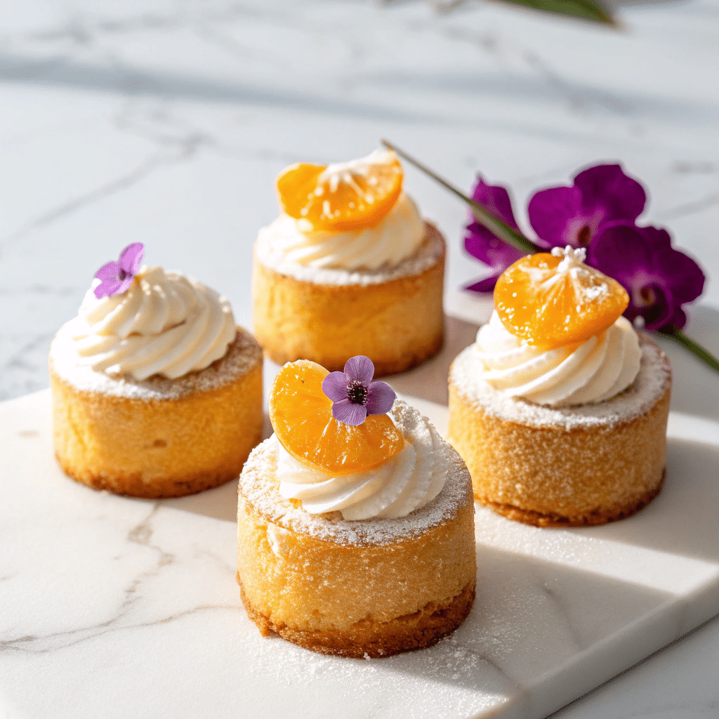 Mini Brown Butter Lemon Cakes Recipe - Recipe Image