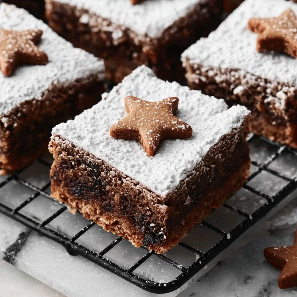 Soft Gingerbread Cookie Bars Recipe - Recipe Image