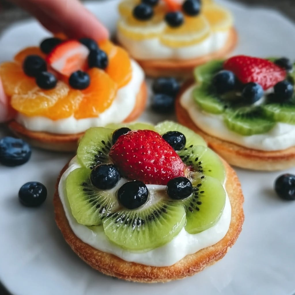 Healthy Breakfast for Kids: Bagel Fruit Pizza Recipe - Recipe Image