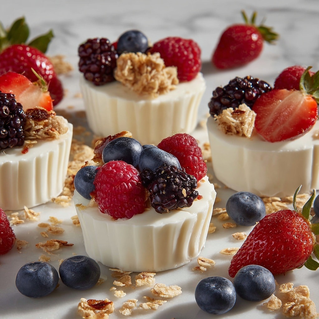 Frozen Yogurt Granola Cups Recipe - Recipe Image