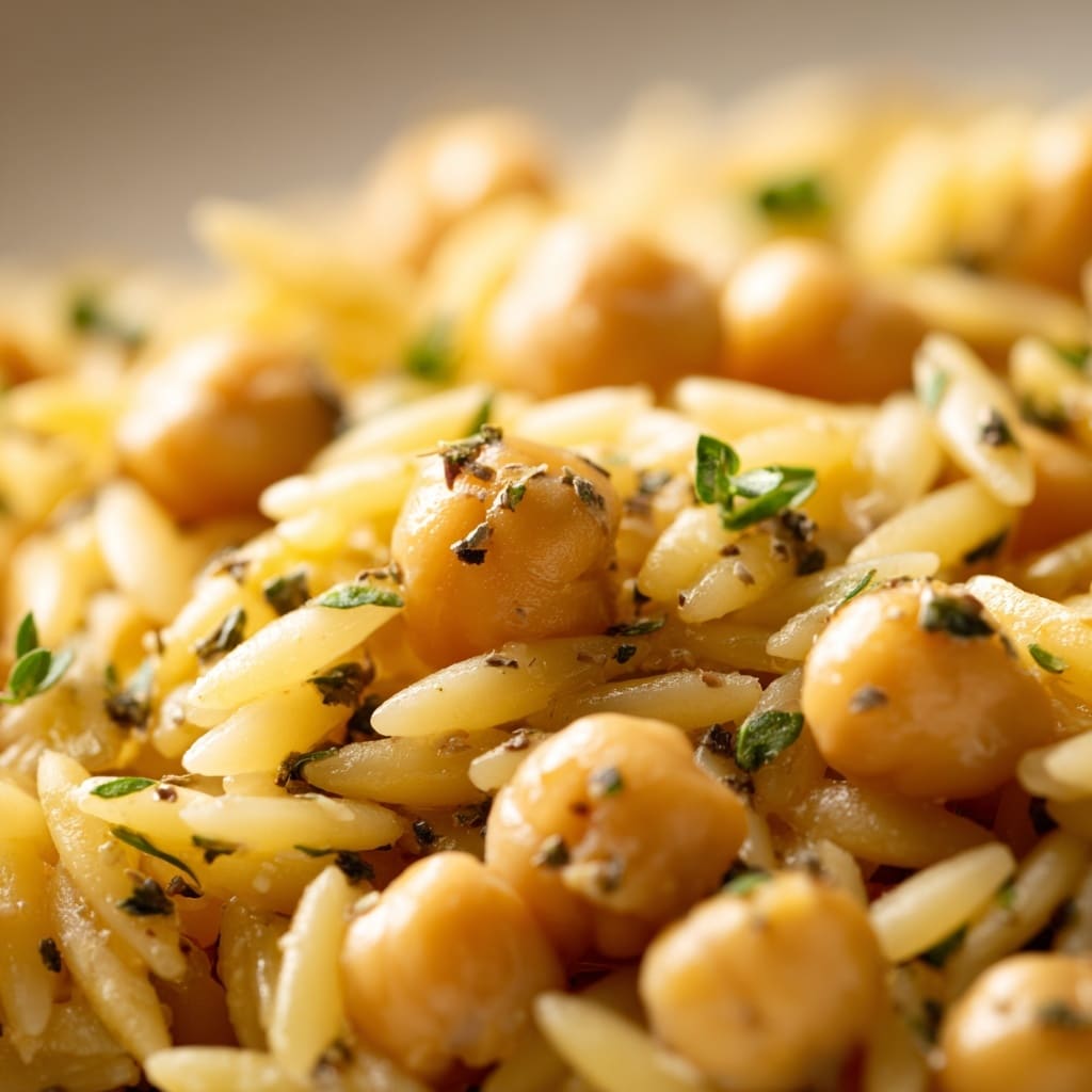 Zesty Orzo Pasta with Creamy Ricotta Recipe - Recipe Image