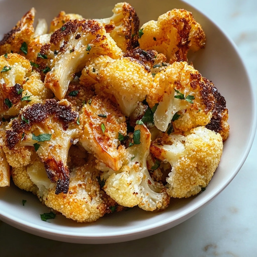 Roasted Parmesan Cauliflower Bites Recipe - Recipe Image