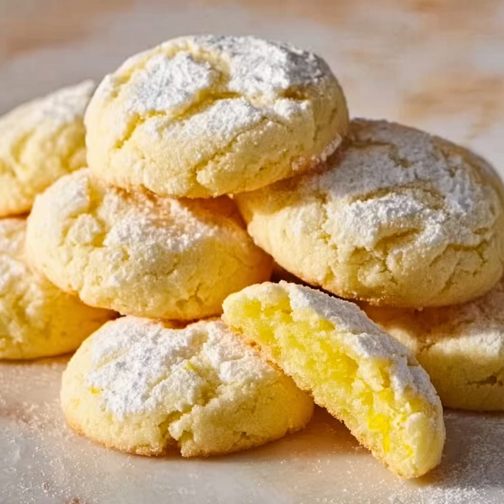 Zesty Lemon-Filled Cookies Recipe - Recipe Image