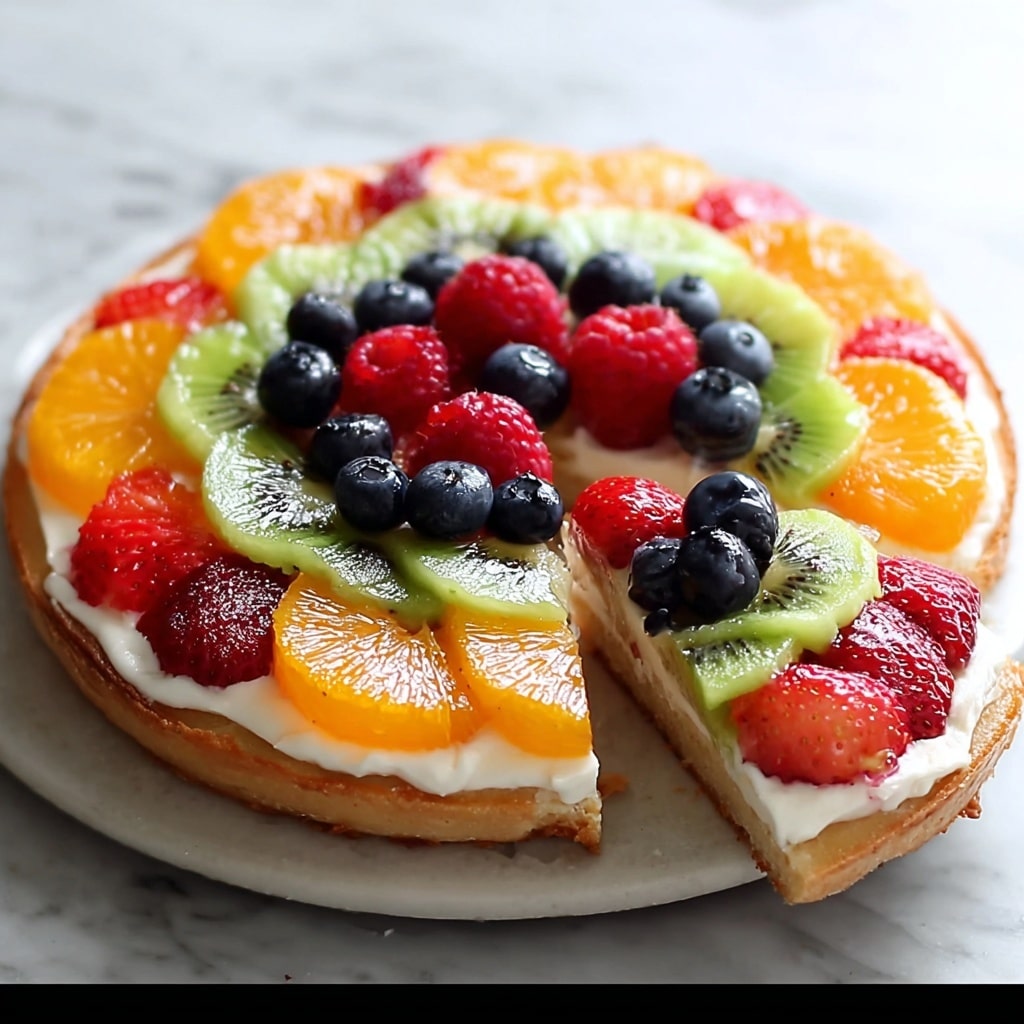The Ultimate Fruit Pizza Recipe for a Crowd-Pleasing Dessert Recipe - Recipe Image