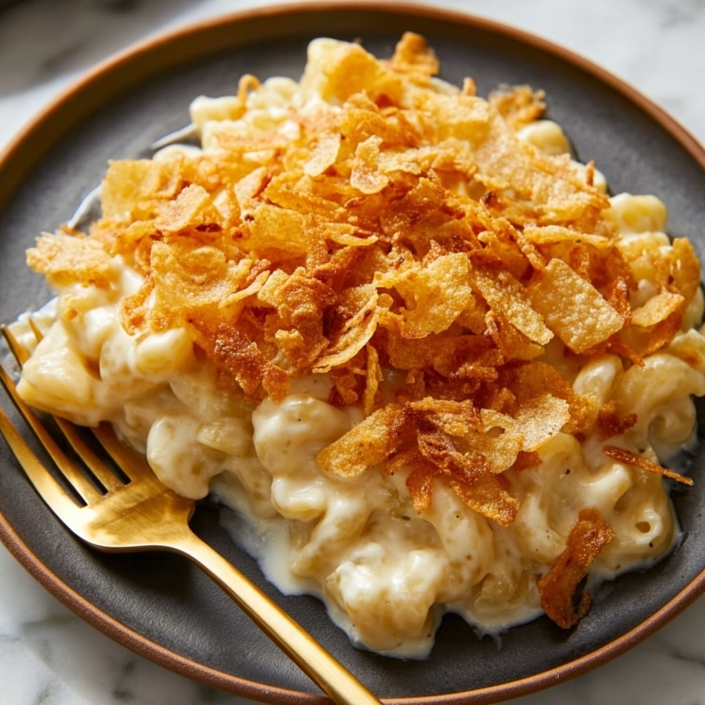French Onion Funeral Potatoes Recipe - Recipe Image
