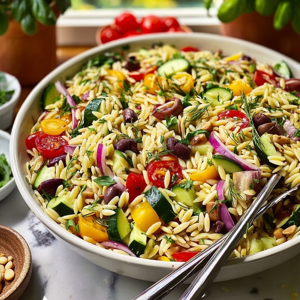 Greek Orzo Salad Recipe - Recipe Image