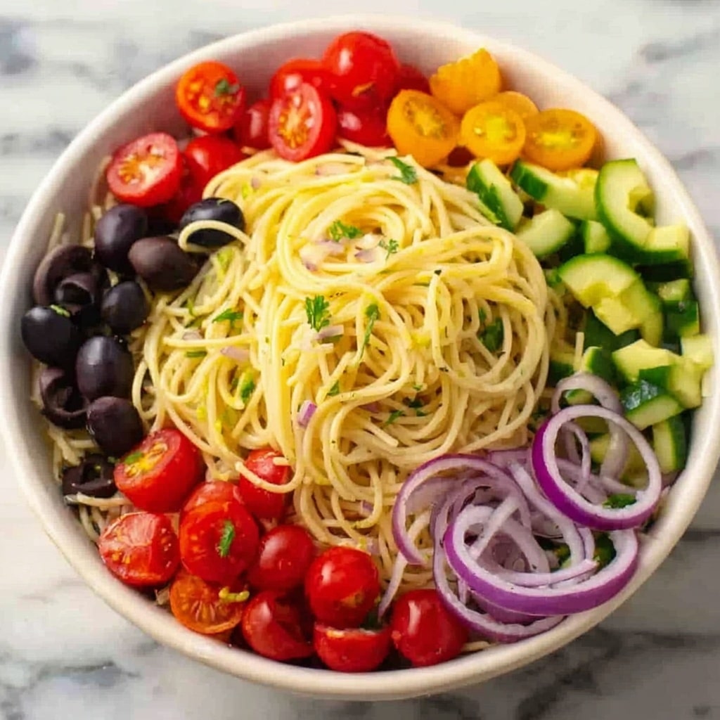 Italian Spaghetti Salad Sensation Recipe - Recipe Image