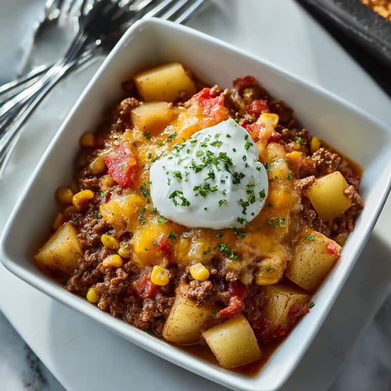 Slow Cooker Cowboy Casserole Recipe