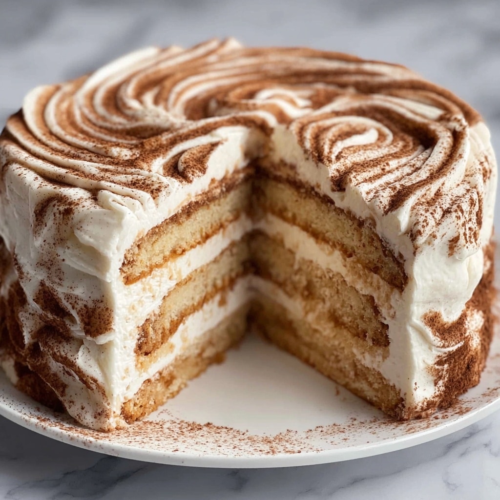 Cinnamon Roll Cake Decadent Recipe - Recipe Image
