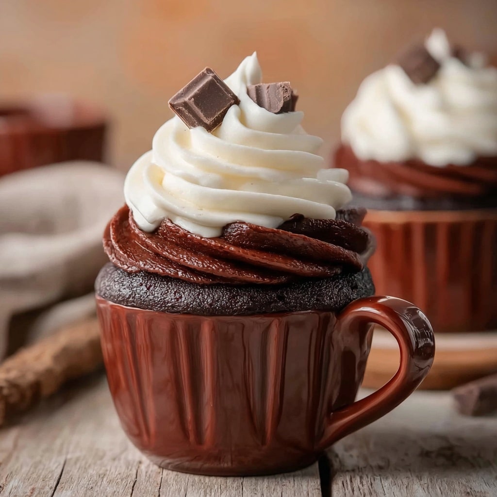Hot Cocoa Mug Cupcake Recipe - Recipe Image
