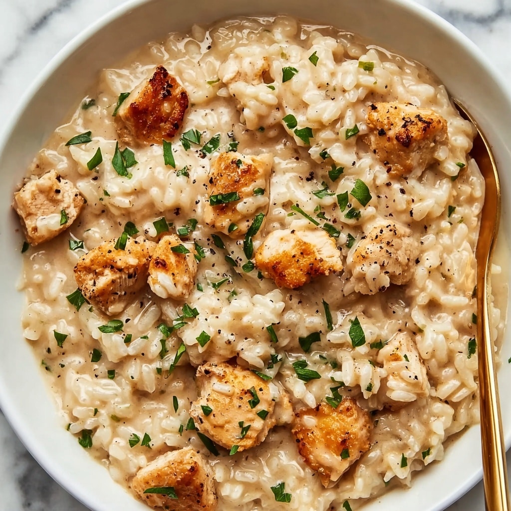 Creamy Chicken and Rice Skillet Recipe - Recipe Image
