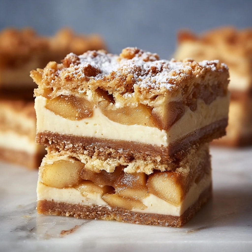 Gluten Free Apple Cheesecake Bars Recipe - Recipe Image