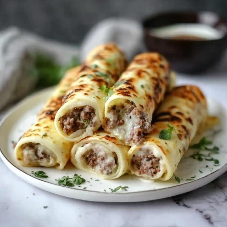 Delicious Keto Philly Cheesesteak Roll Ups Recipe