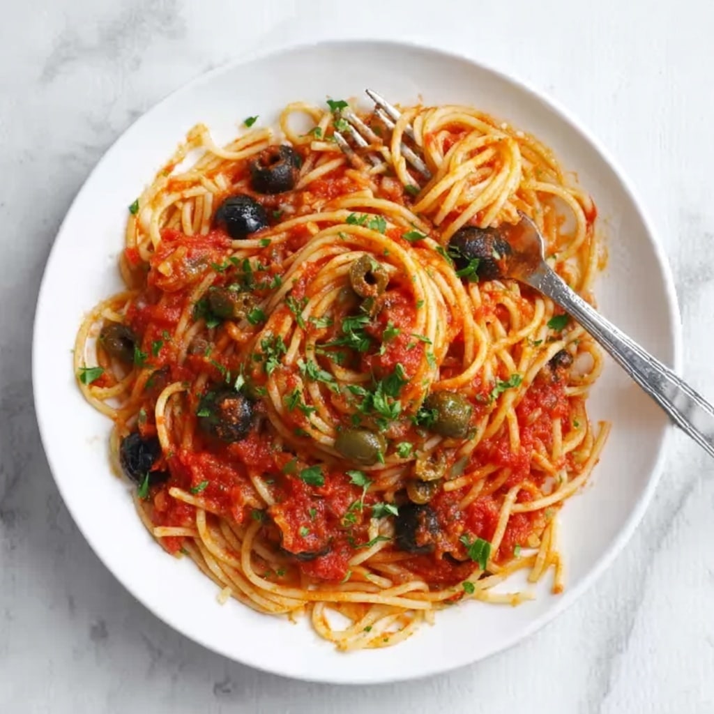 Pasta Puttanesca Recipe - Recipe Image