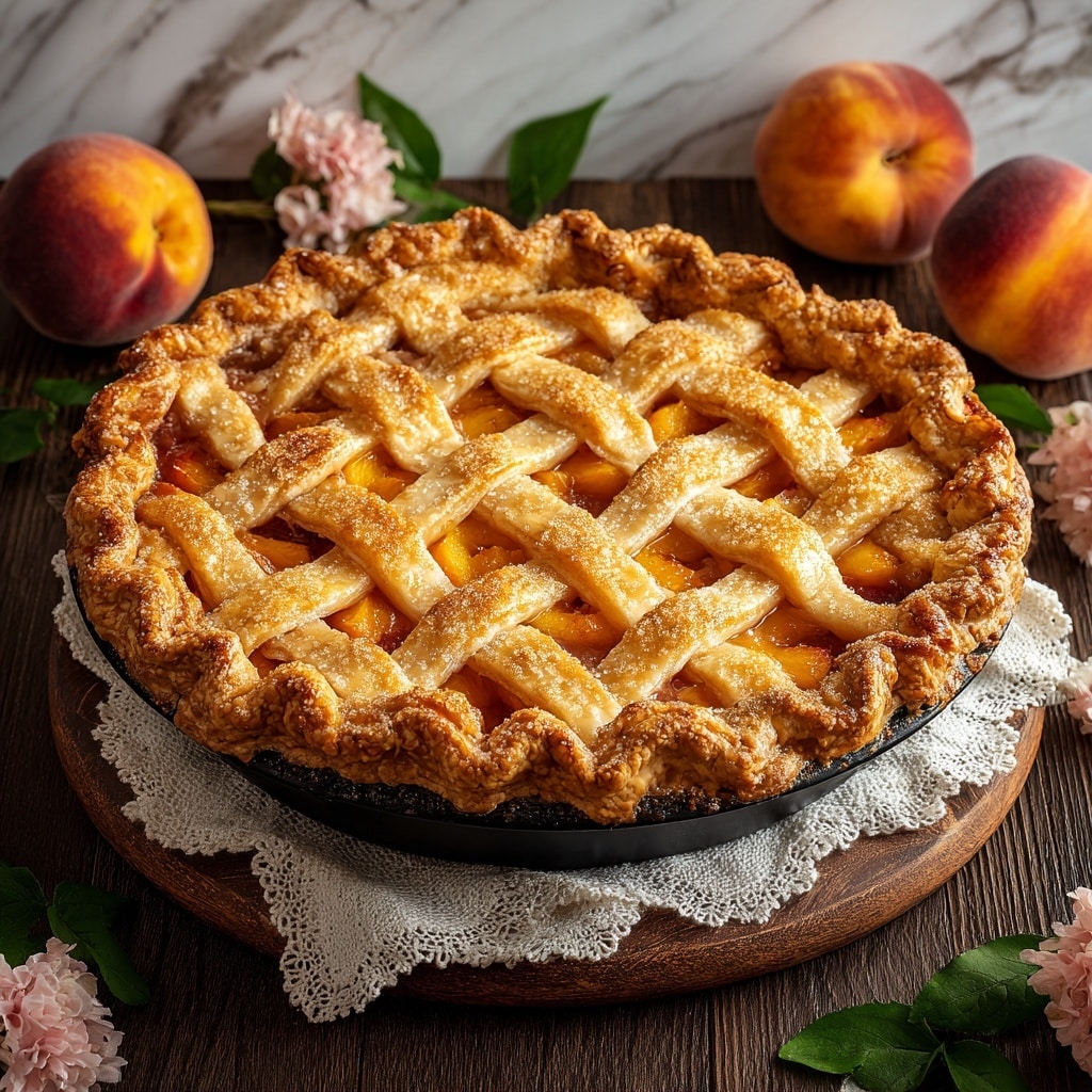 Brown Butter Strawberry Peach Pie Recipe - Recipe Image