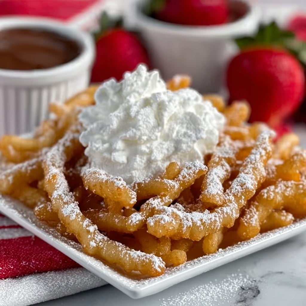 Easy Funnel Cake Fries Recipe - Recipe Image