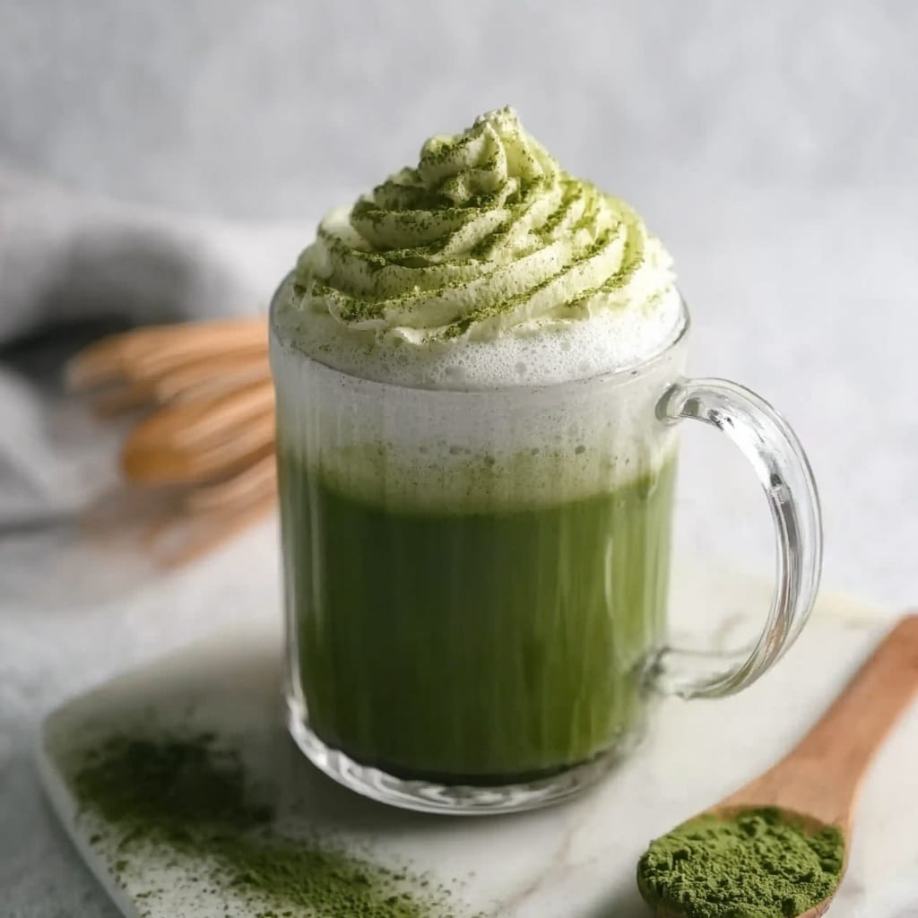 Matcha White Hot Chocolate Recipe - Recipe Image