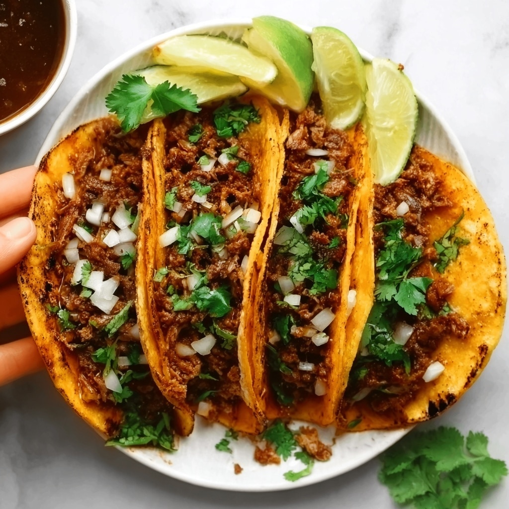 Birria Tacos with Homemade Consommé Recipe - Recipe Image