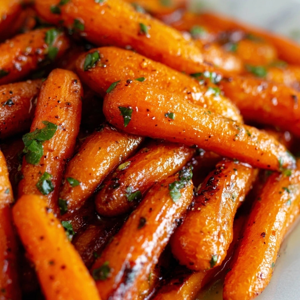 Honey Garlic Butter Roasted Carrots Recipe - Recipe Image