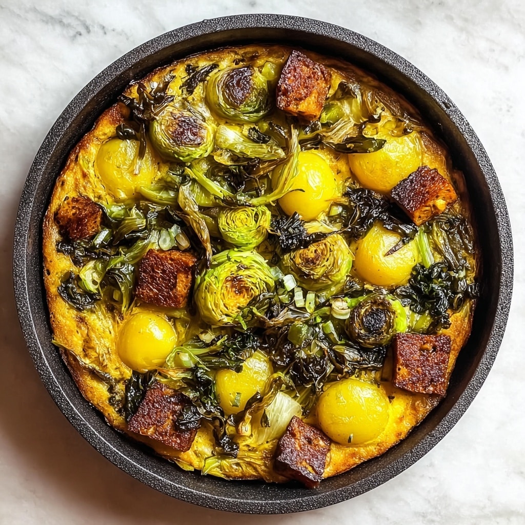 Baked Gnocchi with Sprouts and Leeks Recipe - Recipe Image