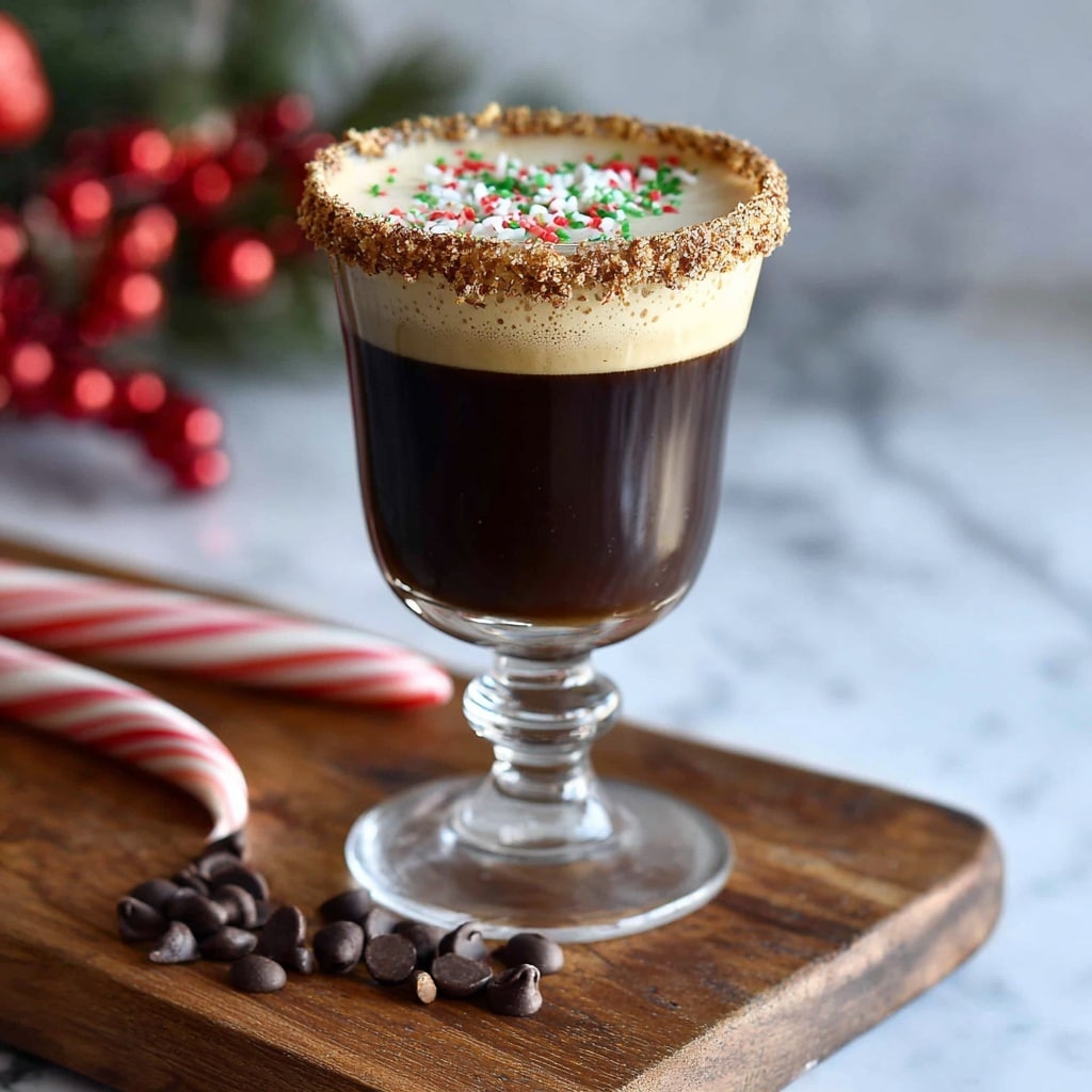 Peppermint Espresso Martinis Recipe - Recipe Image