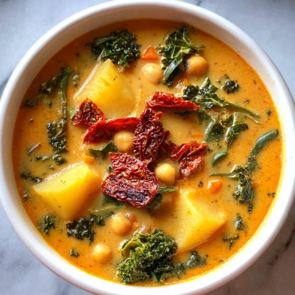 Creamy Tuscan Chickpea Soup Recipe - Recipe Image