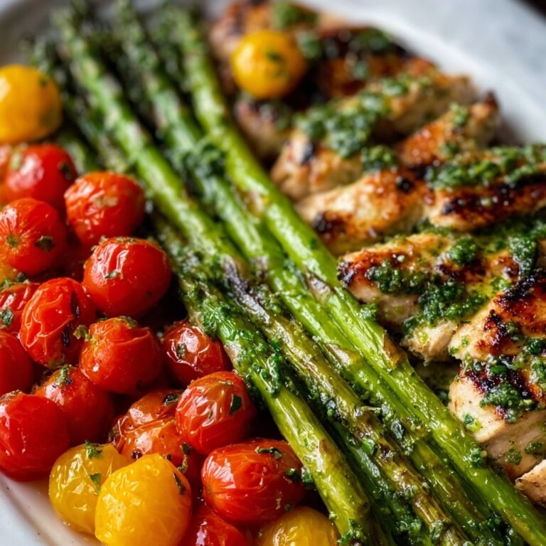 Pesto Chicken Tortellini with Sun-Dried Tomatoes and Asparagus Recipe