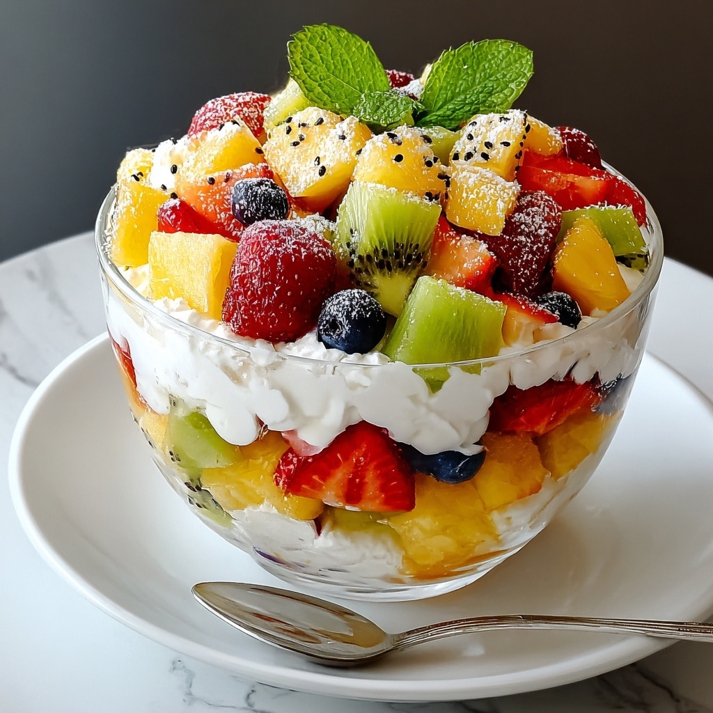 Fresh Fruit Salad with Citrus Honey Dressing Recipe - Recipe Image