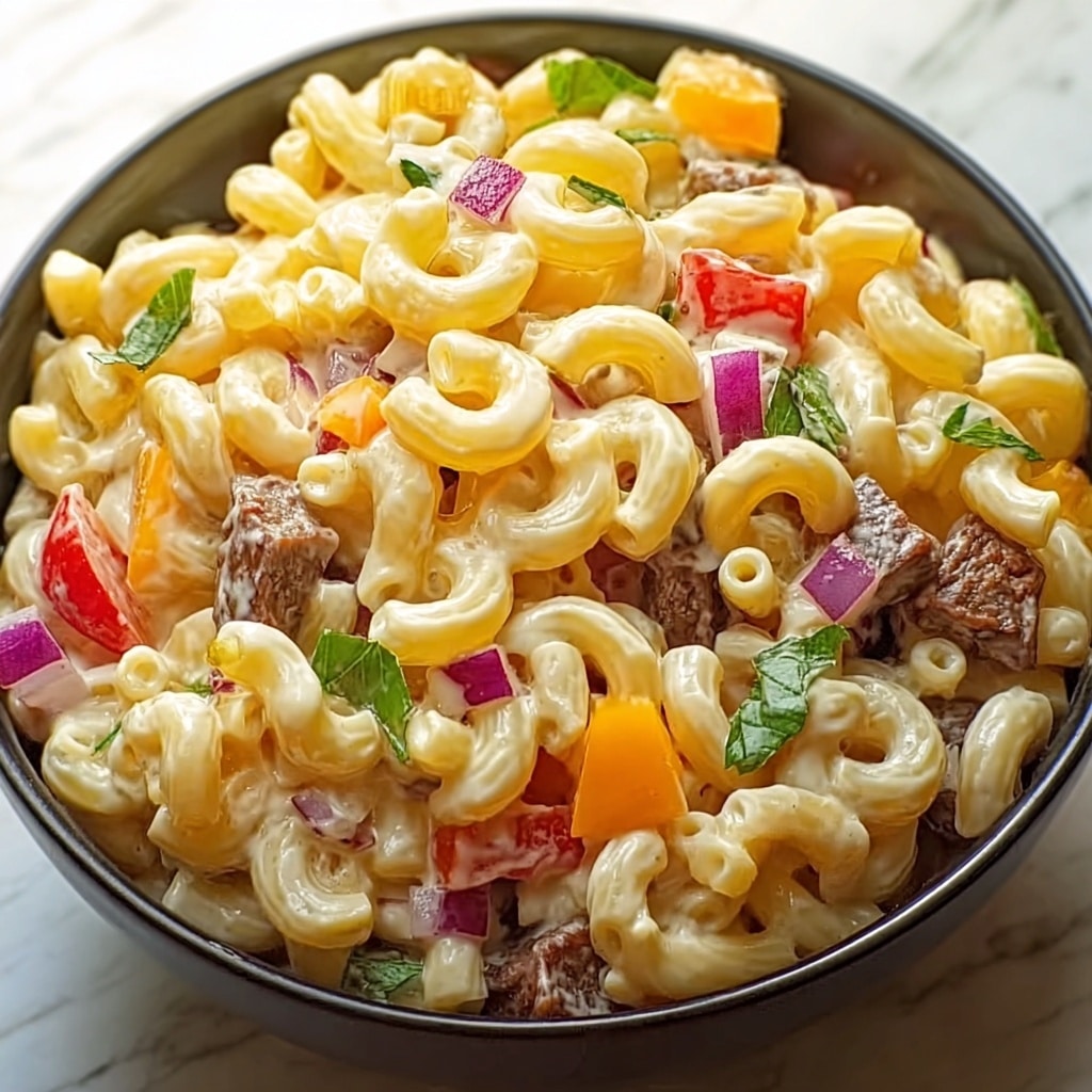 Cheeseburger Pasta Salad Recipe - Recipe Image
