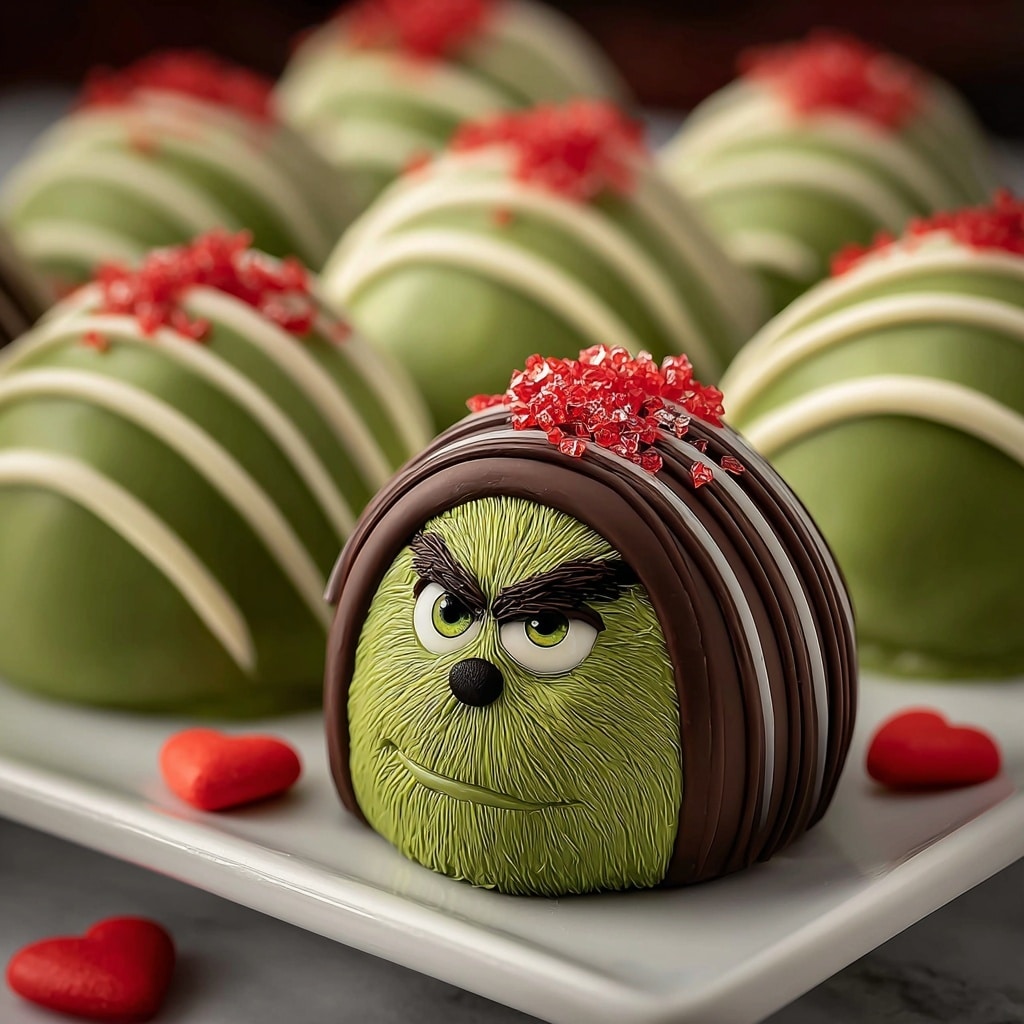Grinch Christmas Truffles Recipe - Recipe Image