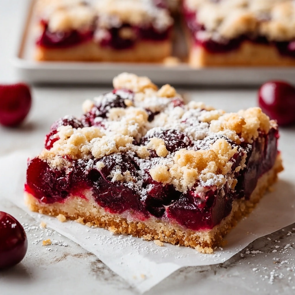 Cherry Pie Bars Recipe - Recipe Image