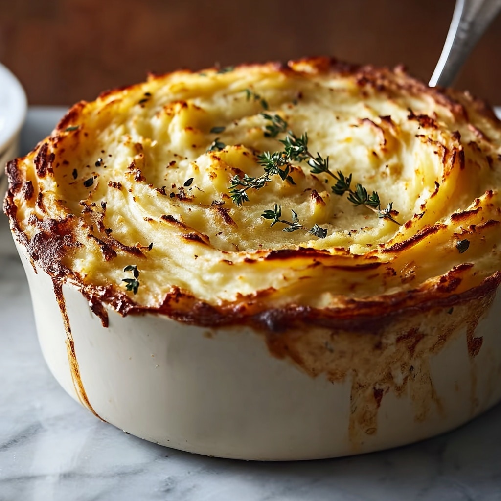 Creamiest Baked Mashed Potatoes Recipe - Recipe Image